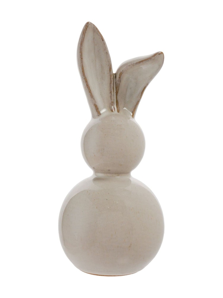 Widdop White Ceramic Bunny Decoration 19cm - Image 2 of 3