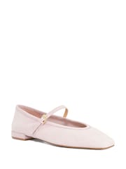 Dune London Pink Hearthrob Ballet Suede Pumps - Image 2 of 5