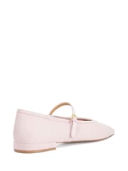 Dune London Pink Hearthrob Ballet Suede Pumps - Image 3 of 5