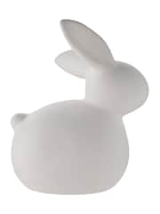 Widdop White LED Ceramic Bunny Light 15cm - Image 1 of 4