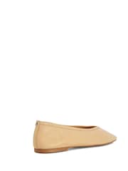 Dune London Natural Leather Hetta Ballet Pumps - Image 3 of 6