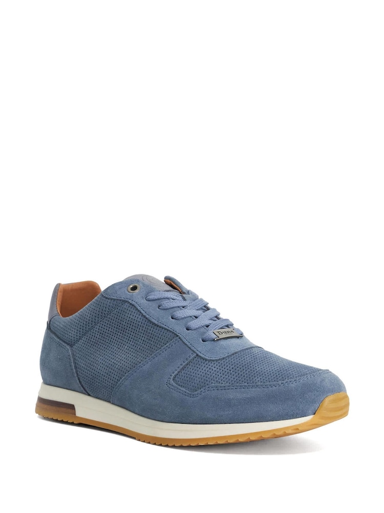 Dune London Light Blue Trilogy Trainers - Image 1 of 4 Dune London Light Blue Trilogy Trainers - Image 1 of 4