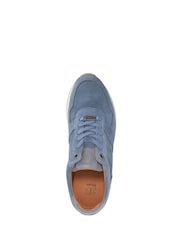 Dune London Light Blue Trilogy Trainers - Image 3 of 4