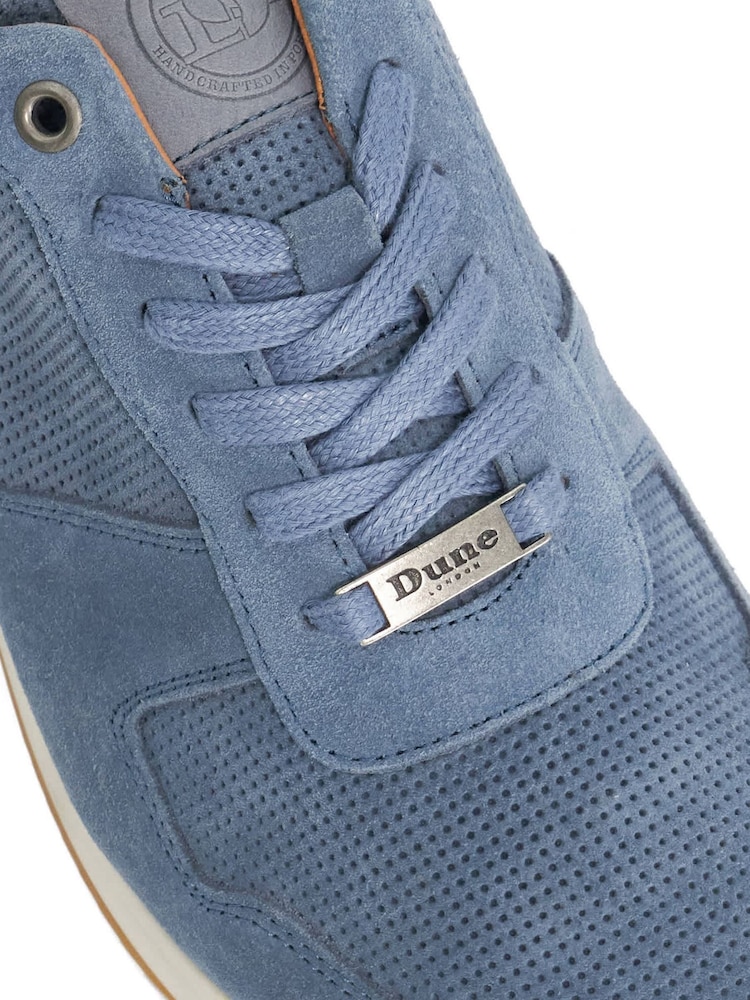 Dune London Light Blue Trilogy Trainers - Image 4 of 4 Dune London Light Blue Trilogy Trainers - Image 4 of 4