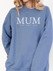 Loveabode Personalised  MUM  &  Kids  Name on Sweatshirt - Image 2 of 4