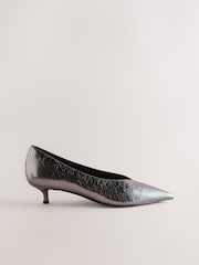 Pewter Standard Fit Forever Comfort® Court Kitten Heels - Image 1 of 9