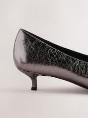 Pewter Standard Fit Forever Comfort® Court Kitten Heels - Image 7 of 9