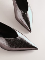 Pewter Standard Fit Forever Comfort® Court Kitten Heels - Image 8 of 9