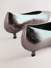 Pewter Standard Fit Forever Comfort® Court Kitten Heels - Image 9 of 9