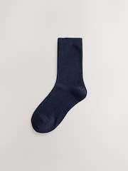 Navy/Blue Thermal Fleece Socks 2 Pack - Image 3 of 5