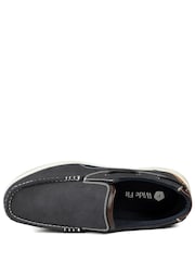 Pavers Navy Wide Fit Slip On Casual Shoes - Image 4 of 5