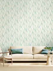 Hoopla Walls Duck Egg Eucalyptus Whisper 10M Wallpaper - Image 1 of 2