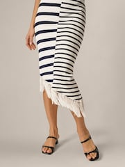 Adrianna Papell White Sweater Knit Dress - Image 5 of 6