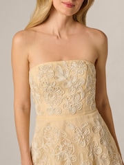 Adrianna Papell Embroidered Organza Dress - صورة 5 من 6