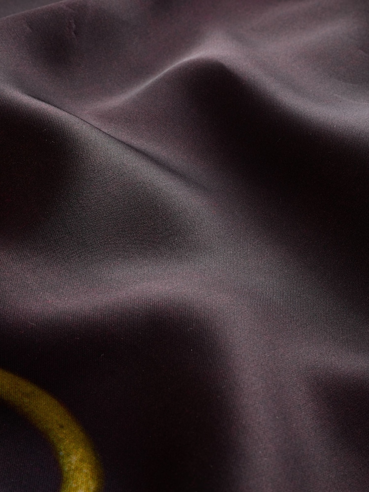 Ashmolean Museum Wine Floral Print Satin Midi Skirt - Image 6 of 6 Ashmolean Museum Wine Floral Print Satin Midi Skirt - Image 6 of 6