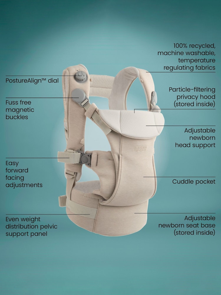 Mamas & Papas Cashmere Kudo Baby Carrier - Image 2 of 8