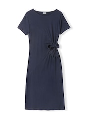 Celtic & Co. Linen Blend Knot Detail Dress - 7的图像5｝