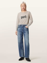 AllSaints White Deetz Jumper - Image 2 of 6