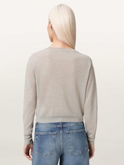 AllSaints White Deetz Jumper - Image 4 of 6