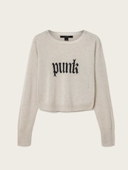 AllSaints White Deetz Jumper - Image 6 of 6