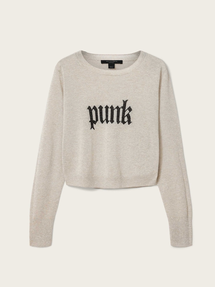 AllSaints White Deetz Jumper - Image 6 of 6 AllSaints White Deetz Jumper - Image 6 of 6