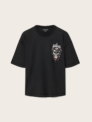 AllSaints Araknid Short Sleeve Crew Neck T-Shirt - תמונה 5 מתוך 5