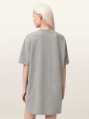 AllSaints Grey Chains T-Shirt Dress - Image 4 of 6