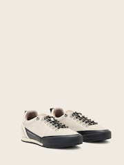 AllSaints White Harri Od Low Trainers - Image 1 of 4