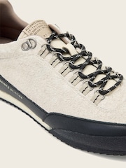 AllSaints White Harri Od Low Trainers - Image 3 of 4