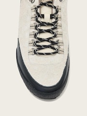 AllSaints White Harri Od Low Trainers - Image 4 of 4
