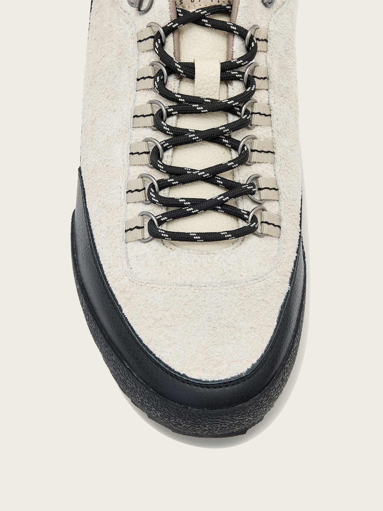 AllSaints White Harri Od Low Trainers - Image 4 of 4