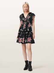 AllSaints Black Canto Top - Image 2 of 6