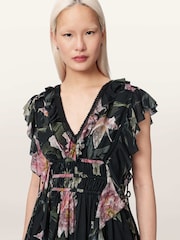 AllSaints Black Canto Top - Image 3 of 6