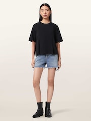 AllSaints Black Sofia Lisa T-Shirt - Image 3 of 7