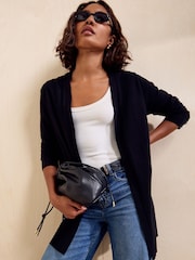 Friends Like These Black/Camel Longline Cardigan 2 Pack - Image 3 of 6