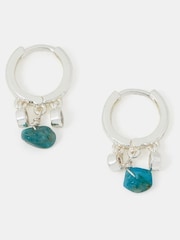 Cercei rotunzi cu pietre placate cu aur Accessorize - Imaginea 1 din 2