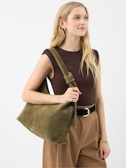 Accessorize Slouchy Knot Leather Shoulder Bag - 圖片 3/3