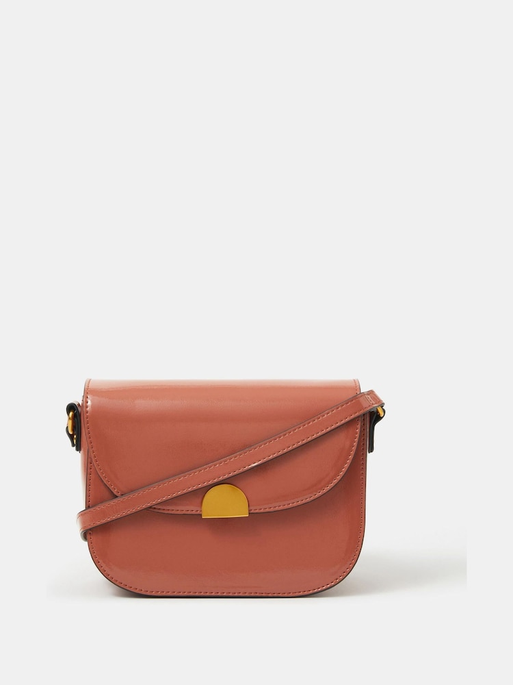 Accessorize Pink Boxy Cross-Body Bag - Image 1 of 3