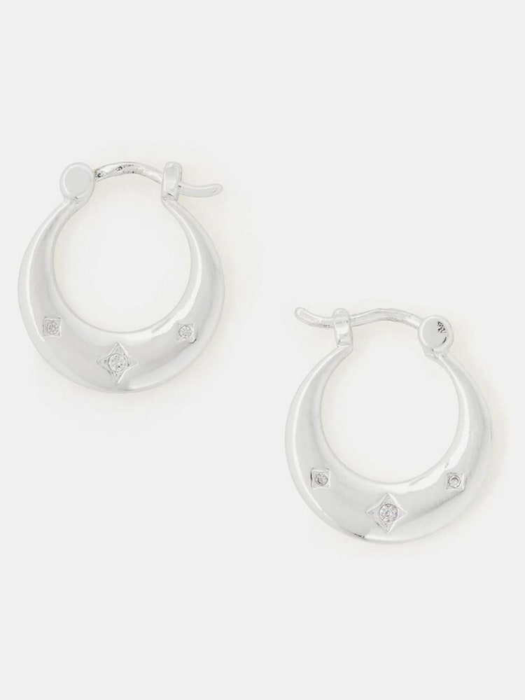Accessorize Plated Sparkle Horseshoe Earrings - Bild 1 von 2