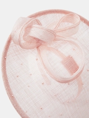 Accessorize Pink Bow Pearl Fascinator - Image 2 of 3