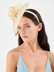 Accessorize Bow Feather Disc Fascinator - Bilde 3 av 3