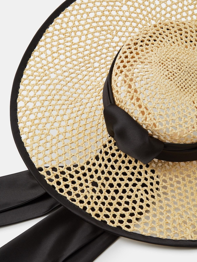 Accessorize Woven Boater Fascinator - Bilde 2 av 3