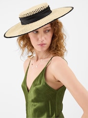 Accessorize Woven Boater Fascinator - Bilde 3 av 3