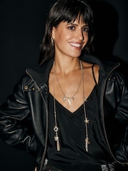 Rockett St George Gold Tone Wraparound Charm Necklace - Image 3 of 7