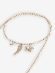 Rockett St George Gold Tone Wraparound Charm Necklace - Image 6 of 7