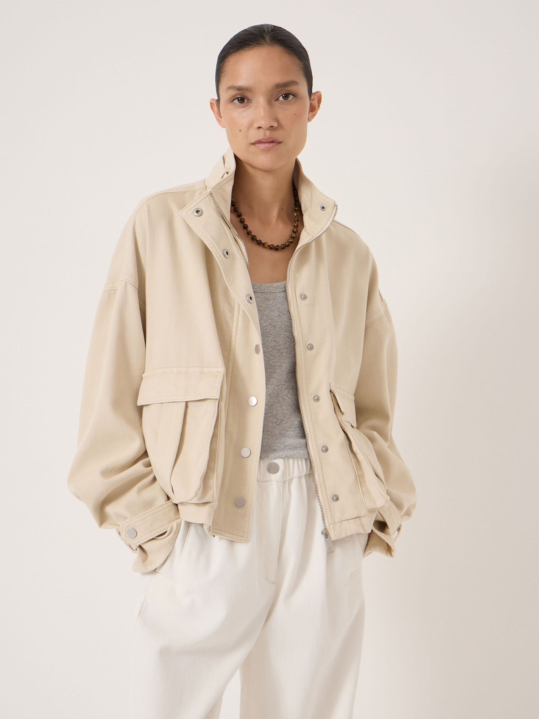 Buy Hush Brown Melinda Supersoft Utility Jacket from the Next UK