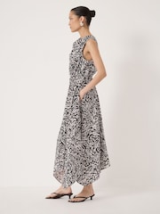 Hush Brown Estie Cowl Neck Hanky Hem Dress - Image 2 of 5