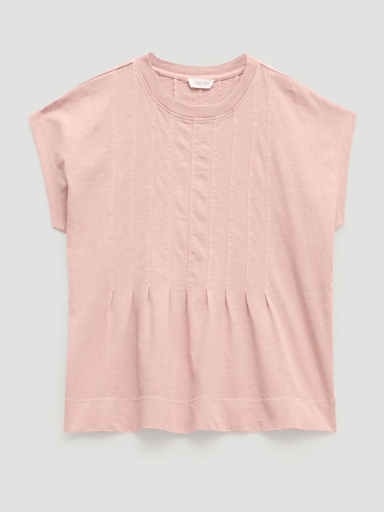 Hush Pink Ellery Pleat Release T-Shirt - Image 1 of 1