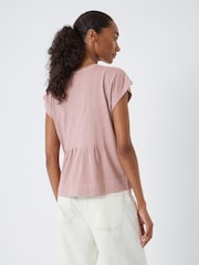Ροζ - Κοντομάνικο μπλουζάκι Hush Ellery με πτυχώσεις και απελευθέρωση - Εικόνα 2 από 5