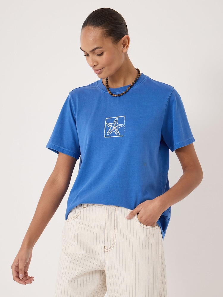 Hush Blue Sealife Graphic T-Shirt - Image 1 of 5